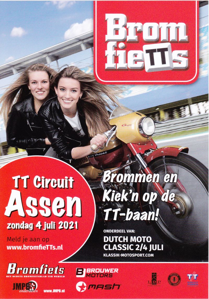 Bromfiets TT Assen Poster 2021-1