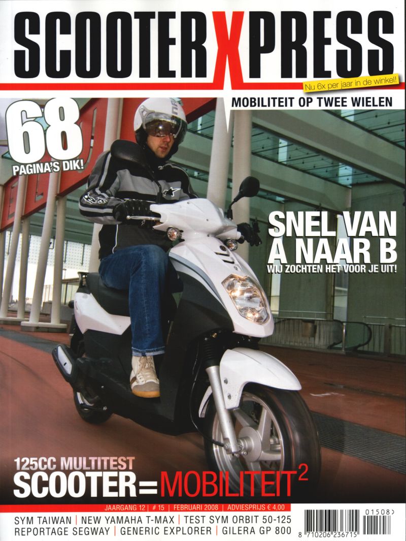 Het blad Scooterxpress (68 pagina's).