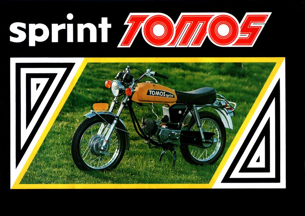 Tomos Sprint 4 S Electronic 1976 folder blad 1